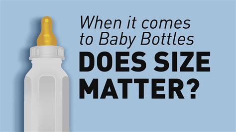 when to change baby bottle size